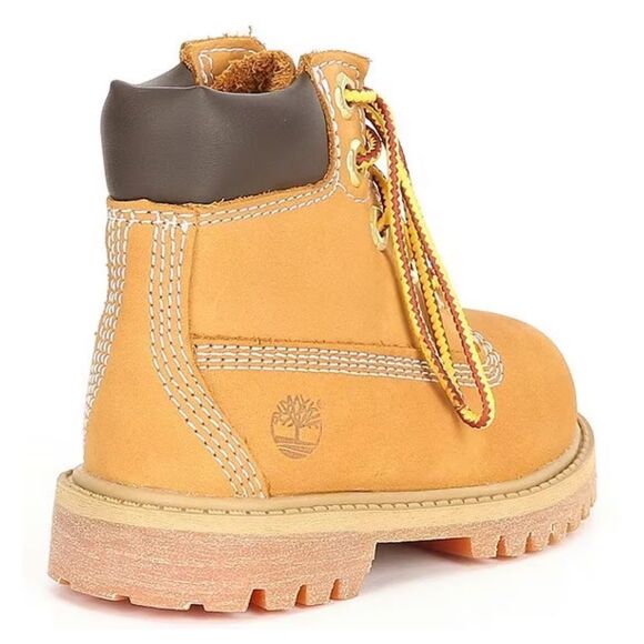 Timberland 6" Premium Leather Waterproof Combat Boots 9 Wheat Nubuck New in Box - Picture 2 of 11